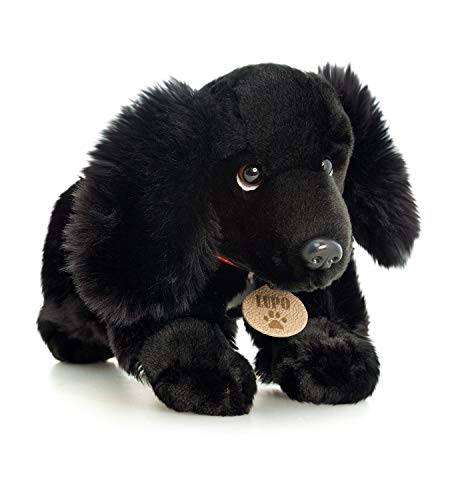 Keel Lupo Der Schwarze Cocker Spaniel Hund-weicher Plüsch-Spielzeug 35cm von Toyland