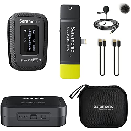 Saramonic Blink500 Pro B3 - Lavalier-Mikrofon - RF Wireless - 100 m - 50 - 18000 Hz - Akku - Stationärer Empfänger (6971008027877)