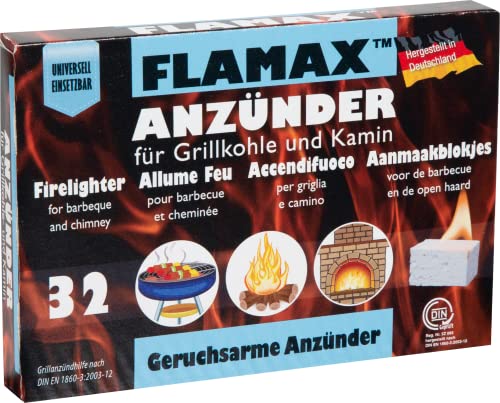 HST Flamax geruchsarme Kaminanzünder Ofen Grill Feuer Kohlen Anzündwürfel 768 St