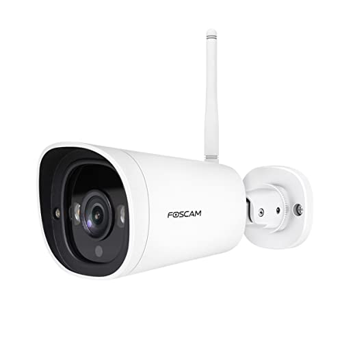 Foscam - G4C – IP-Kamera für den Außenbereich, Full HD 2 K – Nachtsicht 20 m – Bewegungserkennung – Leuchtende Spots
