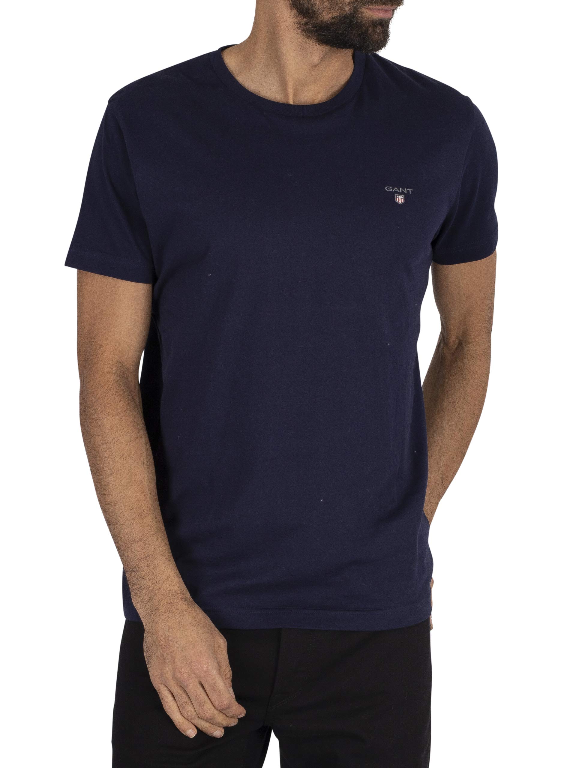 GANT Original T-Shirt - Evening Blue - 5XL