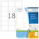 Herma Premium-Adressetiketten Nr. 4265 auf DIN A4-Blättern, permanent haftend