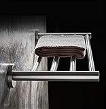 WL-ZZZ 4-Stangen Handtuchhalter Regal 50cm-120cm SUS 304 Edelstahl-Wand befestigtes Tuch Rod Bar Halter for Badezimmer oder Küche (Size : 80cm)
