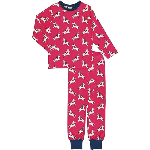 Maxomorra Mädchen Schlafanzug Einhorn Pyjama Unicorn (110-116)