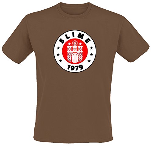 Slime - St. Pauli T-Shirt, braun, Grösse L