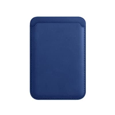 DIPISO Mitarbeiterausweis-Schutzhülle, 1 Stück doppelseitig klebende Brieftasche Handyhülle Kreditkartenhalter (Farbe: Rot) (Farbe: Blau) (Color : Blue)