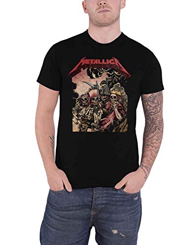 Metallica Four Horsemen Herren T-Shirt Schwarz