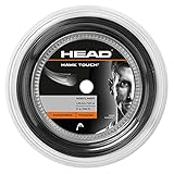 HEAD Unisex-Erwachsene Hawk Touch Rolle 120 Tennis-Saite, Anthracite, 18