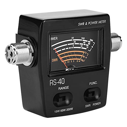 Diyeeni SWR/Power Meter, 200W Mini UV Segment VHF UHF Stehwellen- & Leistungsmeßgerät, Stehwellen Meter für Two Way Radio Funkgeräte