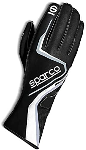 Sparco 002555WP12NR Record 2020 Handschuhe Karting, Schwarz, 12