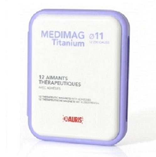 Box Magneten Schmerzen zu lindern - Auris Medimag Titanium Durchmesser 11 mm