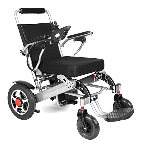 Elektro Rollstuhl, Ultraleichter FaltbarerElektrischer Rollstuhl beträgt die Last 100 kg leicht gebraucht Elektrorollstuhl mit 6 Stoßdämpfern für ältere und behinderte Menschen