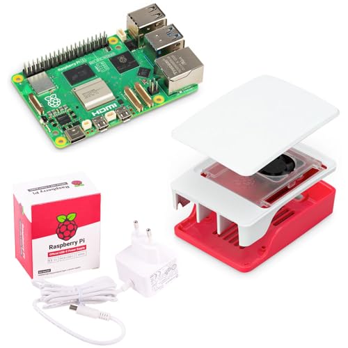 smart-home-komponente Raspberry Pi 5 / 4GB Desktop-Starter-Kit (32 GB) weiß