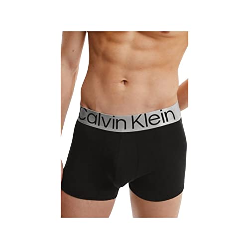 Calvin Klein Herren Trunk 3PK Badehose, Black/White/Grey Heather, M