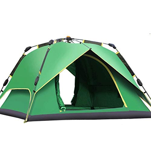 Zelte für Camping, 3-Personen-Zelte für Camping, sofortiges Rucksackreisen, schnelles Zelt, einfacher Aufbau, tragbares 3-Personen-Trapezzelt für Wandern und Berghüttenzelt im Freien mit sofortig