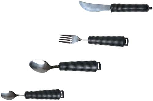 Besteck-Set FLEX, 4tlg. - Messer, Gabel, Esslöffel und Teelöffel