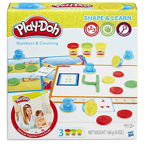 Play-Doh Formen und Lernen von Zahlen und Zählen, ab 2 Jahren.
