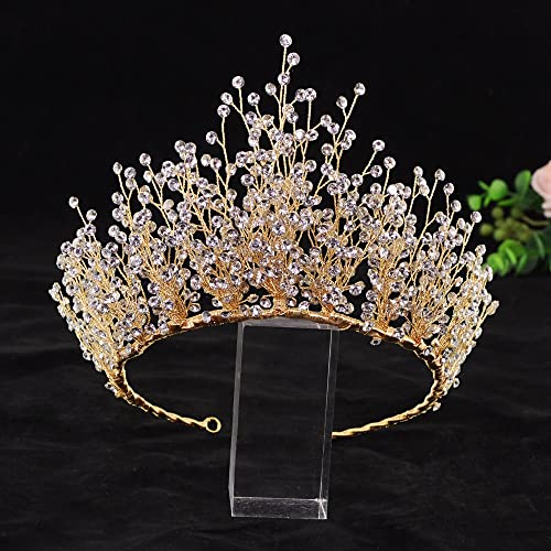 Stirnband Damen Haarschmuck Hochzeit Brautkrone Strass Brautkrone Kristall Kopfschmuck Damen Stirnband Hochzeit Haarschmuck (Metallfarbe: PS-One Set) ()