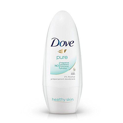 6 x Dove Pure Deodorant Roll-On 50 ml