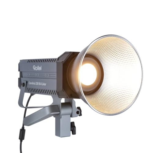 Rollei Candela 330 Bi-Color - 330W LED-Licht für Profi-Beleuchtung, Kompakt & Duale Stromversorgung
