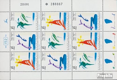 Prophila Collection Israel 1214-1216 Kleinbogen (kompl.Ausg.) postfrisch ** MNH 1992 See Genezareth (Briefmarken für Sammler)