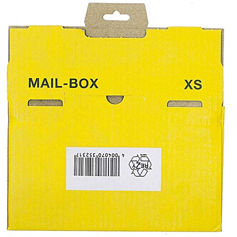 Mail-Box XS, gelb,244x145 mm Versandkarton Postversandkarton 20 Stück