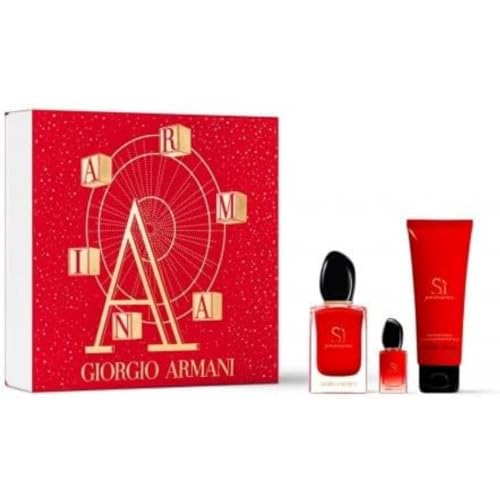 Giorgio Armani Si Passione Eau de Parfum (EDP) 50ml + EDP 7ml + Body Lotion75ml