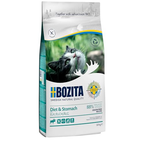 Bozita Diet & Stomach Grain Free Elk | 10kg Katzenfutter trocken