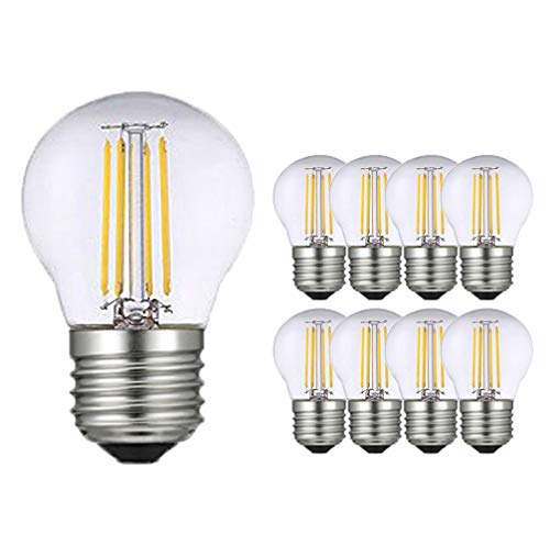MENTA Leuchtmittel E27 LED, 9er pack 4W LED classic Lampe, ersetzt 40W, E27, Kaltweiss (6500K), 360°Abstrahlwinkel, AC 220-240V, 400lm, Tropfen