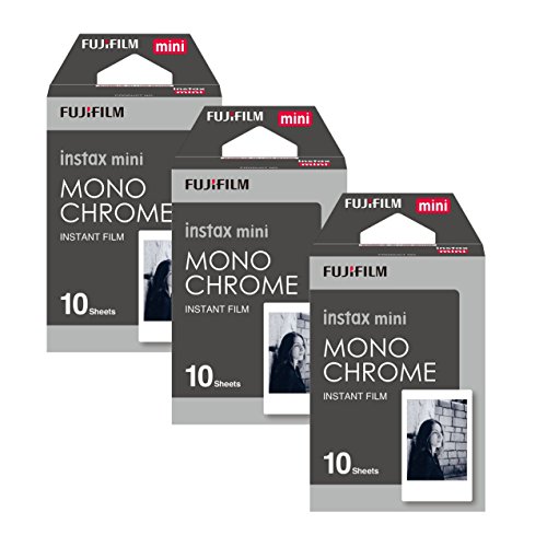 Fujifilm instax 3x10 Film mini Kamera, Monochrome WW1 schwarz/weiß