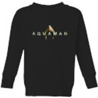 Aquaman Title Kinder Sweatshirt - Schwarz - 7-8 Jahre - Schwarz