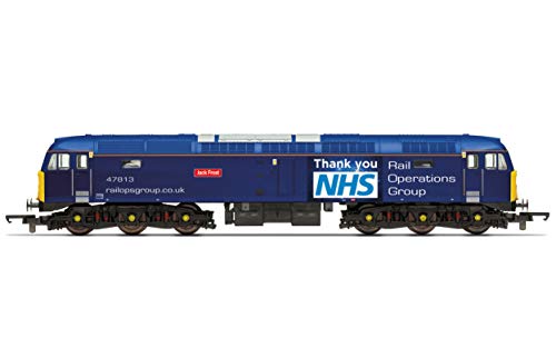 Hornby R30042TTS Bahnantrieb, Klasse 57 mit Sound Railroad Plus Lokomotiven, blau