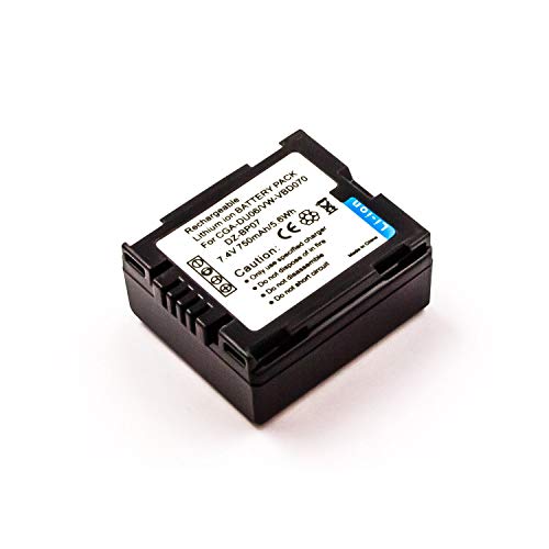MobiloTec Akku kompatibel mit Panasonic CGR-DU06, Camcorder/Digitalkamera Li-Ion Batterie