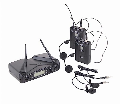 PROEL WM und EIKON Funkmikrofon mit UHF-Receiver oder Eis- oder Bügel oder beides schwarz EIKON WM700DH