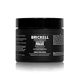 Brickell Men's Firm Hold Pomade - Natürlich und organisch - Schmiere Pomade für einen starken Halt den ganzen Tag - Glanz Pomade für ein Hochglanz-Finish - 59 ml - Parfümiert