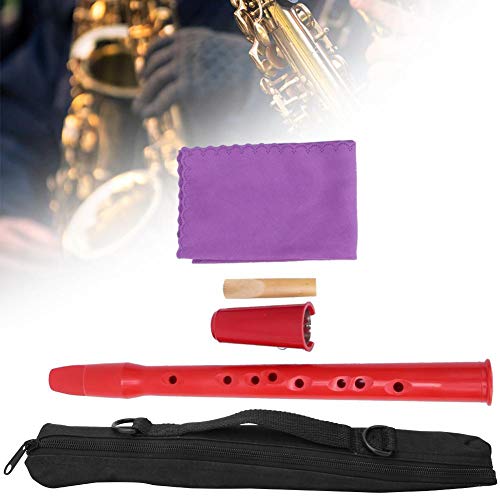 Redxiao Mini Saxophon Rotes Musikinstrument Saxophon Mundstück Altsaxophon Alto Mundstück Blasinstrument für Anfänger Musiker