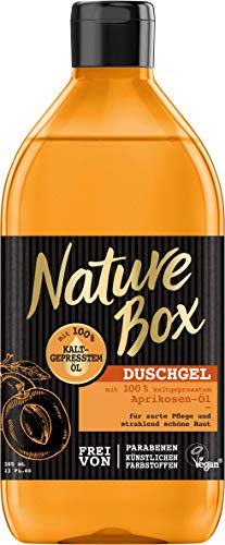 Nature Box Duschgel Aprikosen-Öl, 6er Pack (6 x 385 ml)