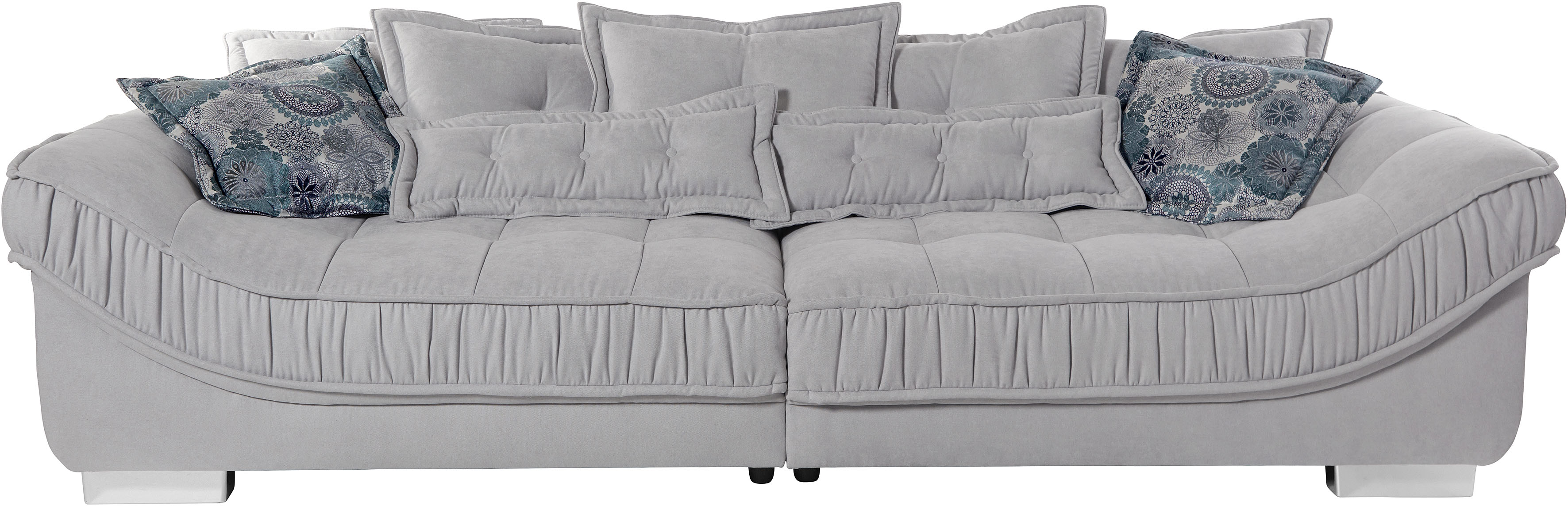 Leonique Big-Sofa "Diwan Luxus", hochwertige Polsterung für bis zu 140 kg Belastbarkeit pro Sitzfläche