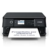 Epson Expression Premium XP-6100 3-in-1 Multifunktionsgerät Drucker (Scannen, Kopieren, WiFi, Duplex, 6,1 cm Display, Einzelpatronen, 5 Farben, DIN A4), schwarz