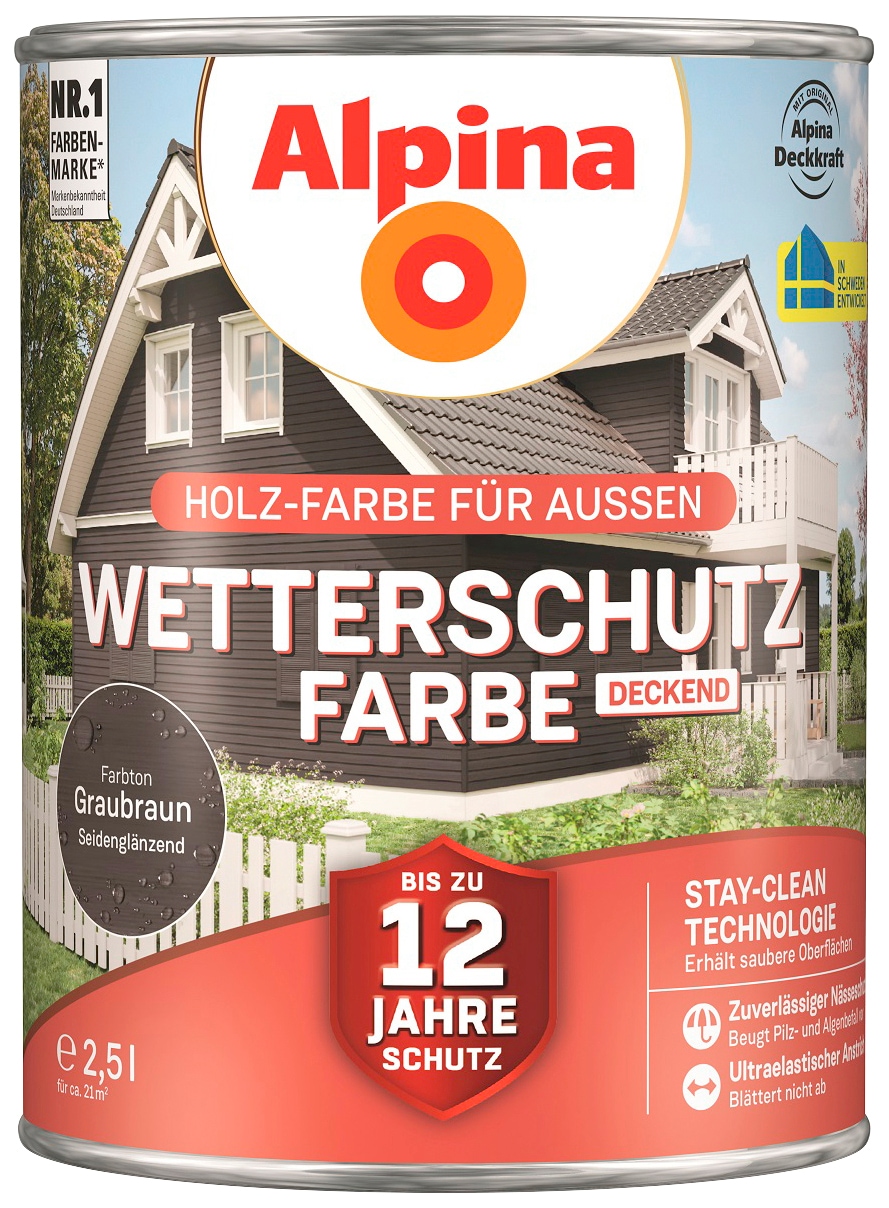 Alpina Wetterschutzfarbe "Wetterschutzfarbe"