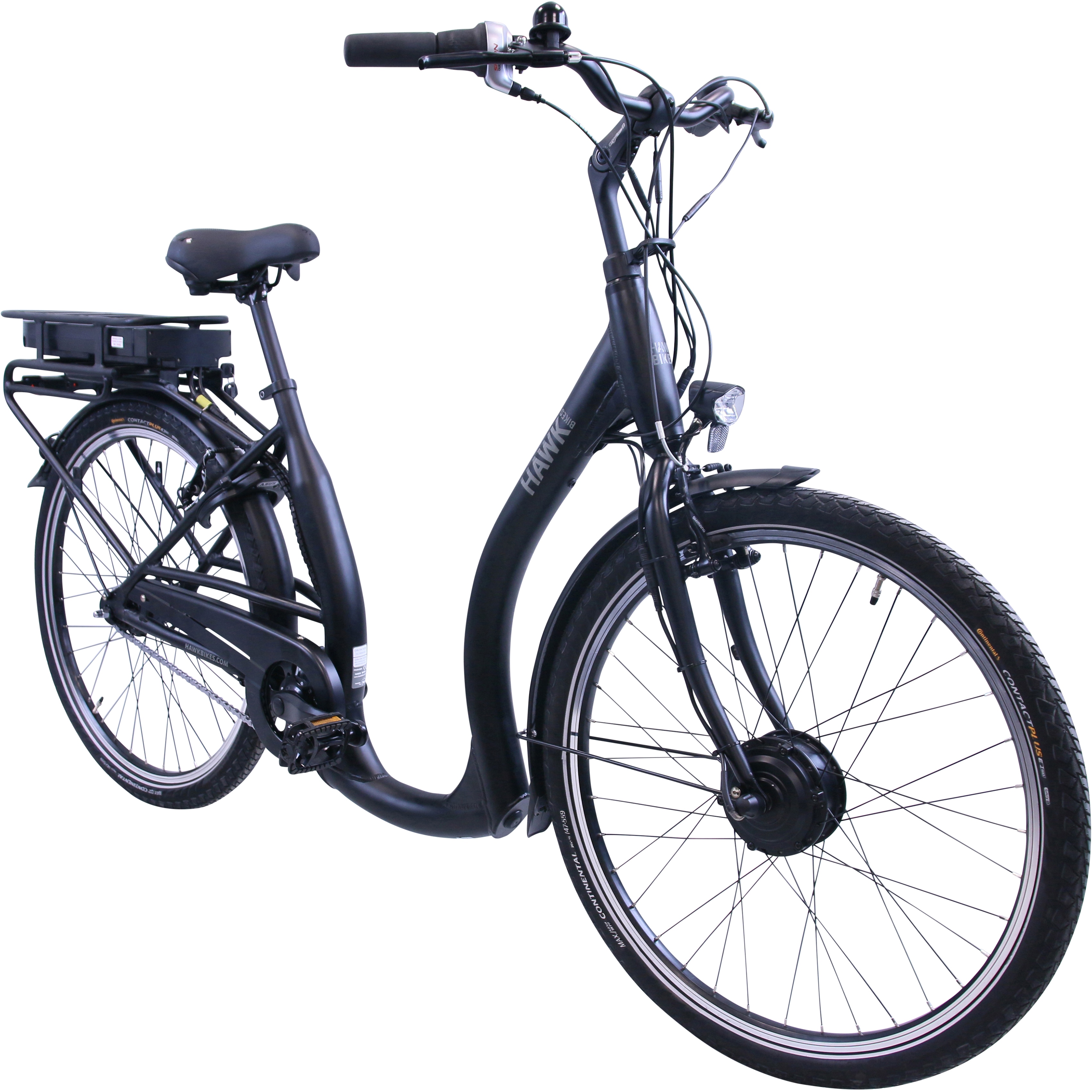 HAWK Bikes E-Bike "HAWK eCity Comfort", 7 Gang, Shimano, Nexus 7-Gang, Frontmotor 250 W