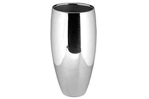 AFRICA/Vase,vernickelt/H.28cmD.14cm