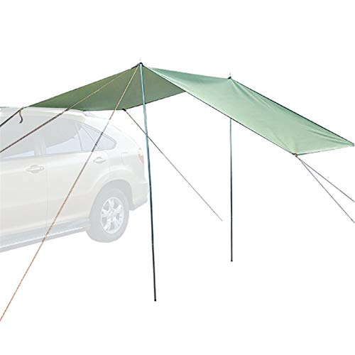 3M x 2M Auto Markise Sun Shelter Wasserdicht Winddicht Camping Shelter Motor Tarp Sonnensegel Tragbar Leicht Camping Zelt Sonnenschirm Für Outdoor Reisen
