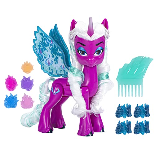 My Little Pony Puppen Opaline Arcana Wing Surprise, 5 Zoll Spielzeug Alicorn mit Zubeh r, Spielzeug f r 5 Jahre alte M dchen und Jungen