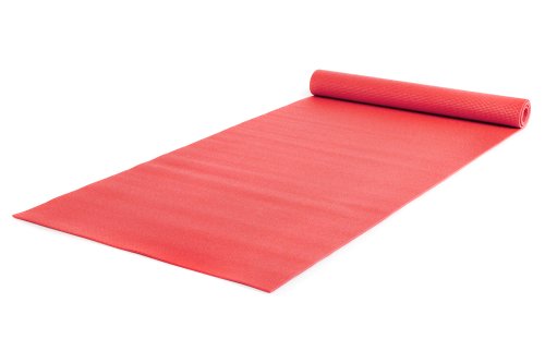 Yogistar Yogamatte Basic XXL - rutschfest und sehr gross - Fire Red