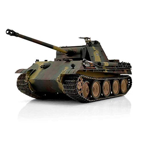 Torro Panther G Profi Metallausführung BB Version Braun/TarnTORRO Panzer mit Holzkiste