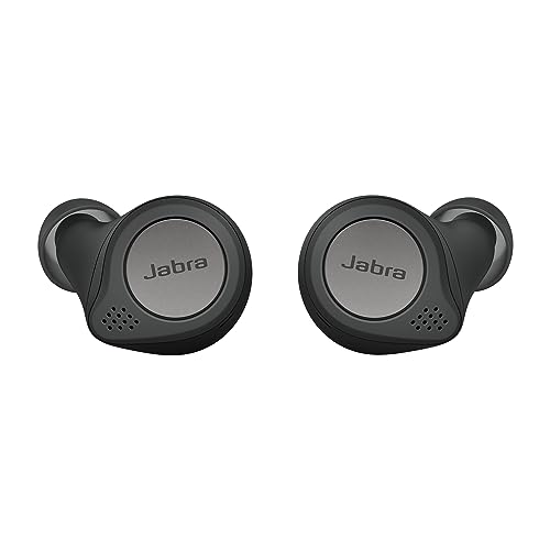 Jabra Elite 75t True Wireless Stereo in-Ear-Kopfhörer. Wireless charging fähig. (Bluetooth 5.0, 28 Std. Akkulaufzeit mit Ladecase) Schwarz