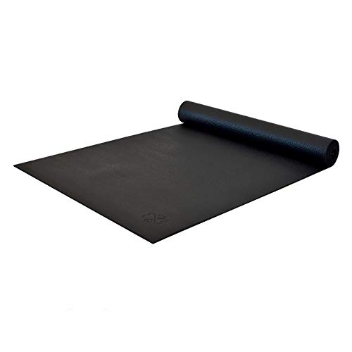 Love Generation Yogamatte | Strapazierfähiges und leicht zu reinigenes PVC | viele 183 x 61 x 4 mm Matte | Für Yoga Pilates und Fitness/Anfänger und Fortgeschrittene (zwart), 1479-ZWART, Standard