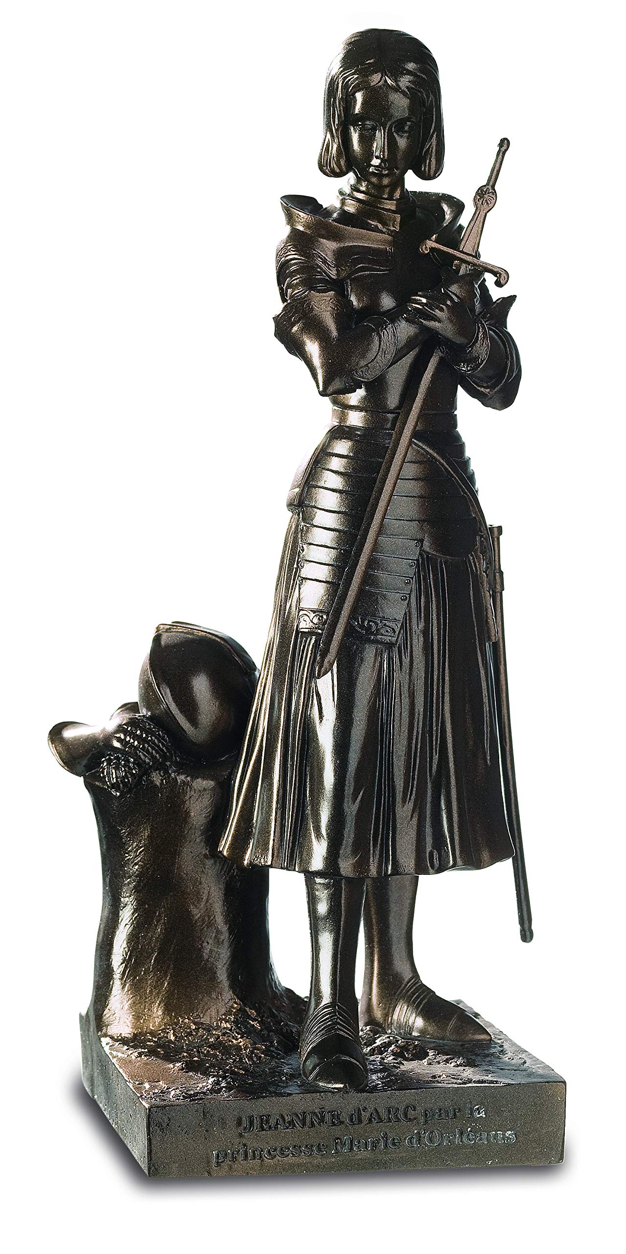 Katerina Prestige Reproduktion Jeanne d'Arc von Prinzessin Marie d'Orleans, 21,5 / 7 / 7 cm, Dunkelbronzefarben