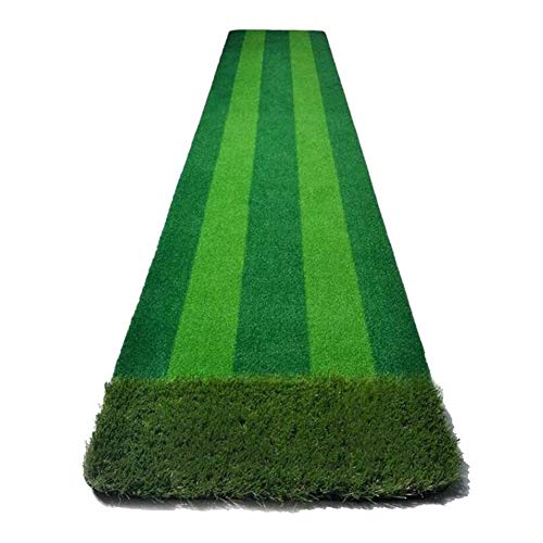Golf Putting Matte Golf Puttingmatte Indoor-Sport-Golf-Trainingsrasenmatte 58 x 300 cm